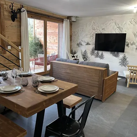 Apartment Chaleureux Duplex Aux Gets - Proche Des Pistes Et Des Commerces, 8 Couchages, Wifi, Parking Inclus - Fr-1-623-355 Les Gets